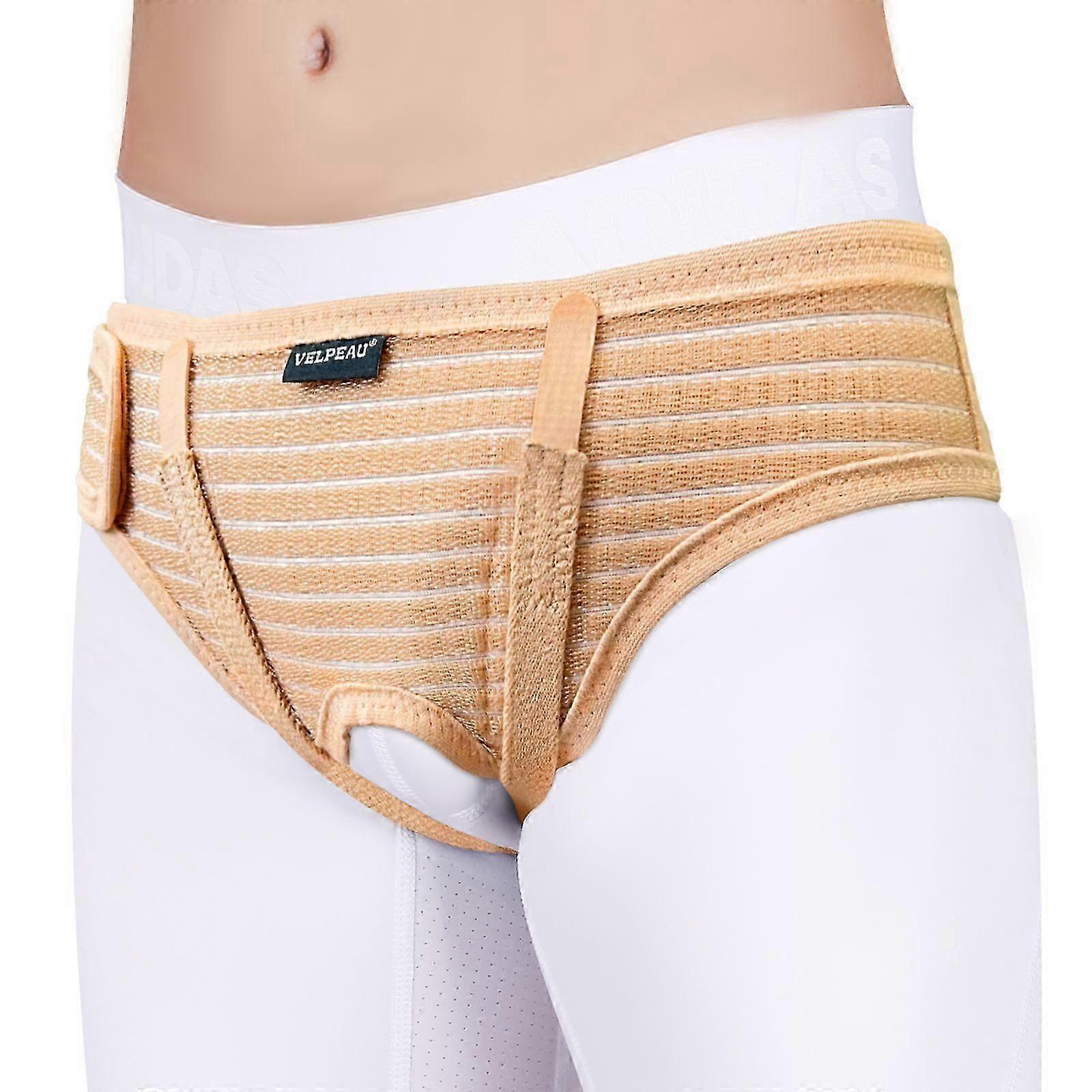Gaibosi  Hernia Belt Truss Adjustable Hernia Belt Support for Single/Double Inguinal with 2 Compression Pads for Men and Women