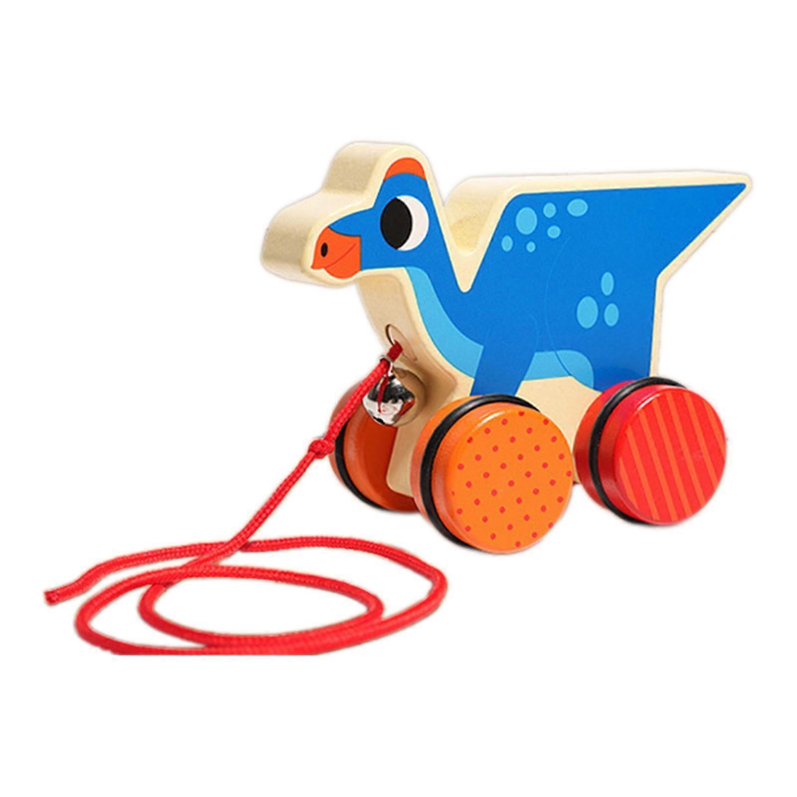 Pull Along Toy with String Animal Push and Pull Along Toy Fine Motor Skills