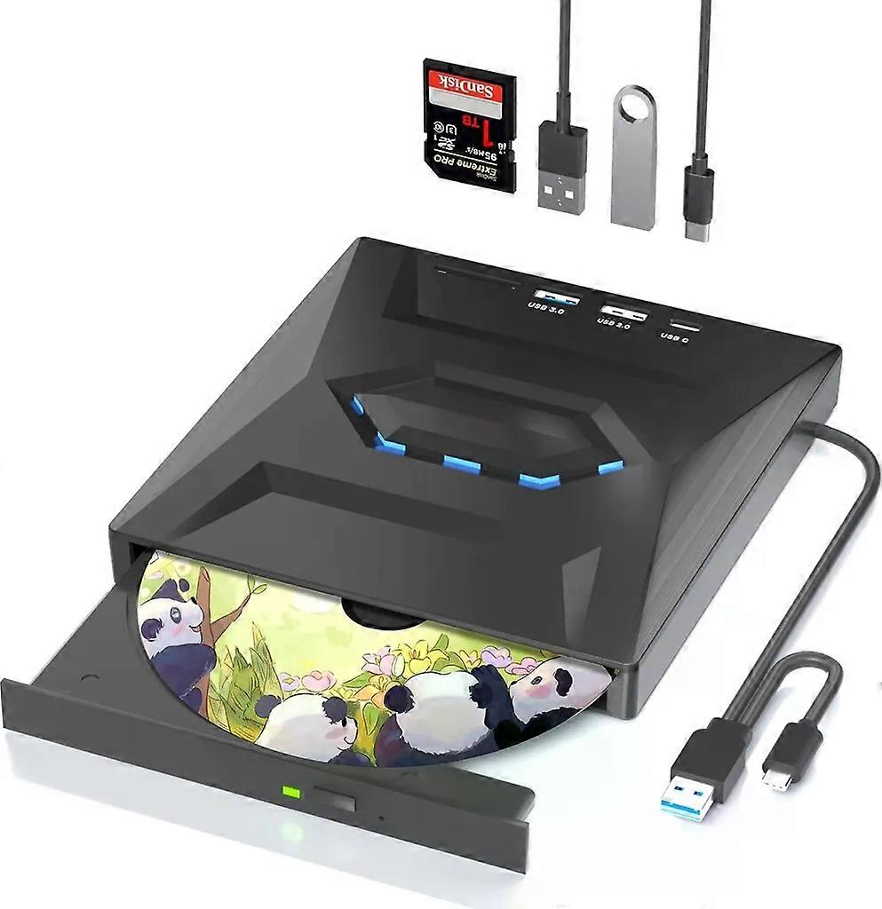 External DVD drives, mobile external optical drive box, USB interface, universal for laptops and desktops, portable DVD RW burner