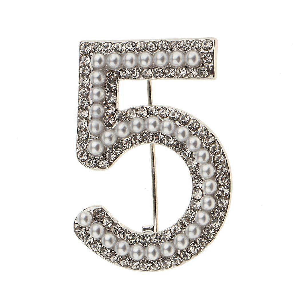 Number 5 Brooch Suitable Occasions -