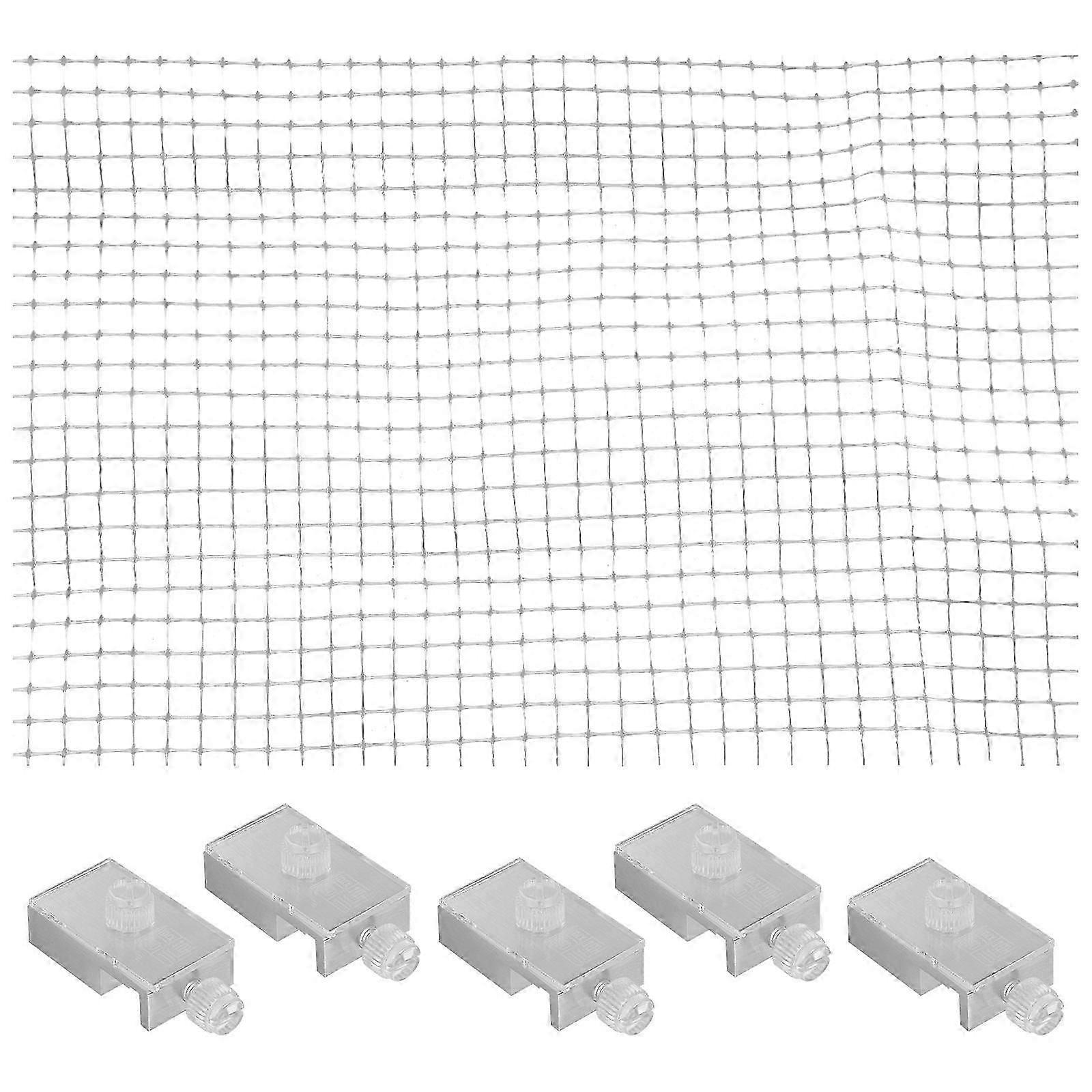 1 Set of Fish Tank Anti-escaping Net Aquarium Mesh Cover Practical Fish Tank Netting Cover