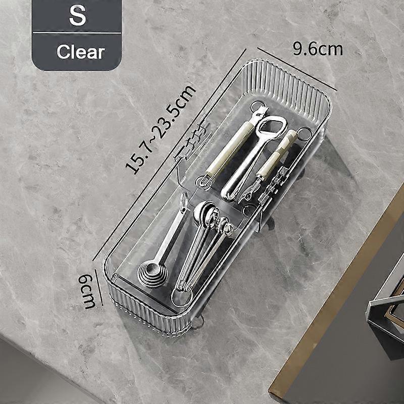 Expandable Cutlery Drawer Organizer Adjustable Cutlery Storage Basket Compartment Flatware Storage Divider Cosmetics Organizer