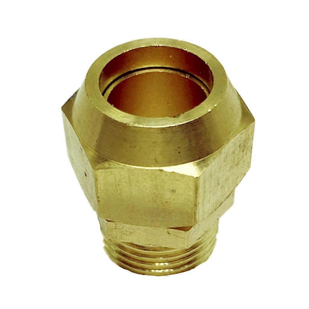 Brass Straight Hose Fitting, 1/2inch Male Thread Coupler Connector Adapter,