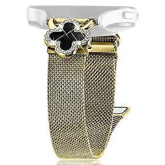 Para Vivomove Sport Venu 2 Decoração Milanesa Pulseira de Aço Inoxidável Galvanizado Ouro Preto Multicolorido
