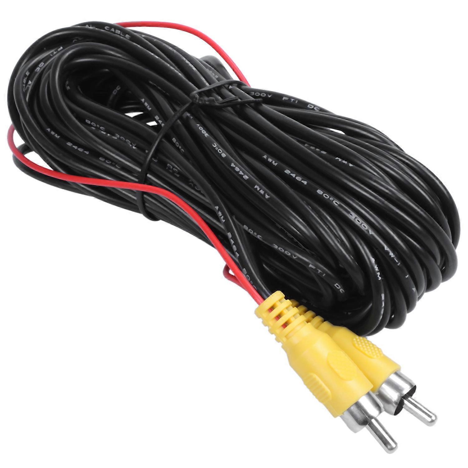 Reverse Rear View Parking Camera Video Extension Cable Car Wire