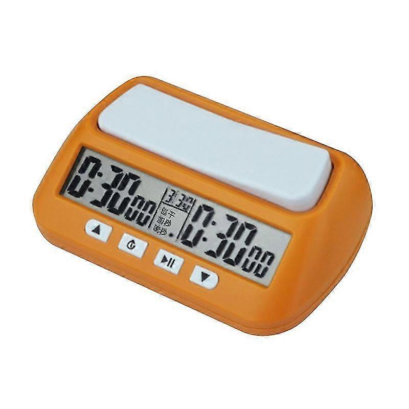 Professional Grade Chess Clock Compact Digital Watch Count Up Down Timer Board Game Stopwatch Bonus Competition Hour Meter