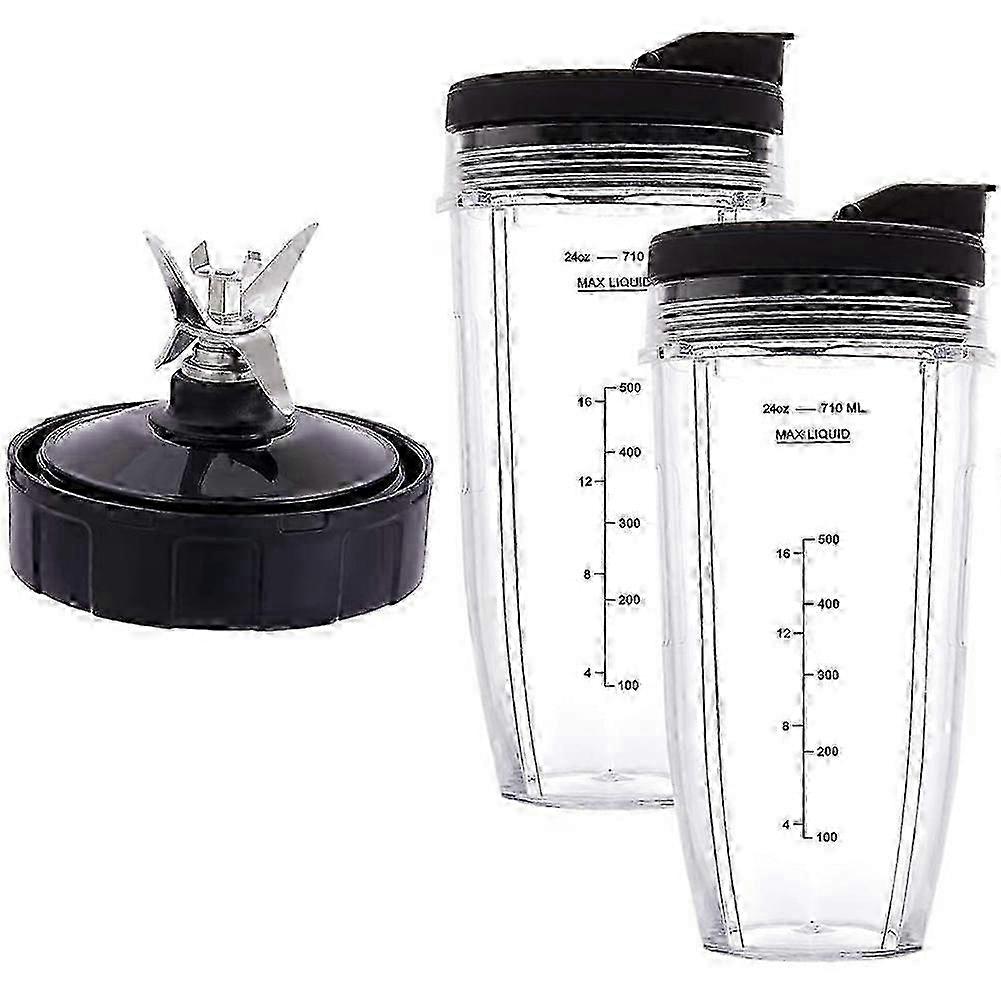 24oz Cups with Lids 7-Blade Extractor Nutri Ninja