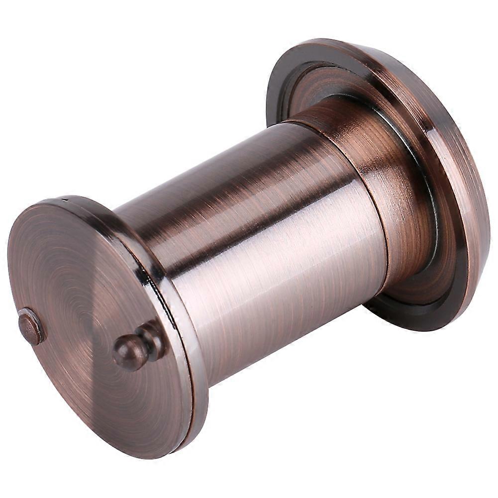 Home Security Optical Glass 220 Degree Wide Angle Door Scope Viewer (Red Bronze)