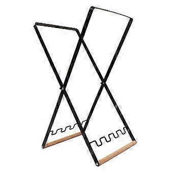 DTCY Skraldeposeholder Stativ Foldning Rust Modstand Plast Genbrug Pose Holder Sort
