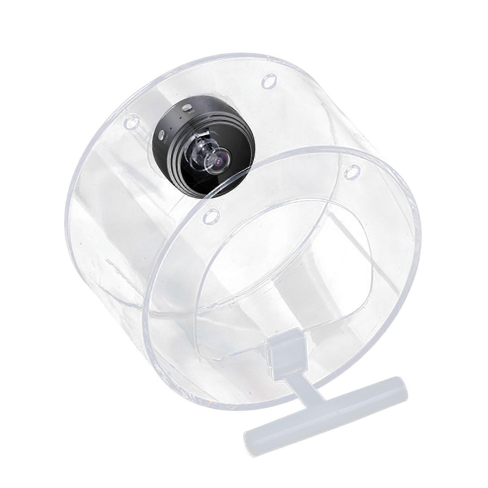 Bird Feeder With Camera 1080P Night- Video Camera WiFi Hotspot Remote Connection With Mobile Phone For Outdoor Bird Watching Photos