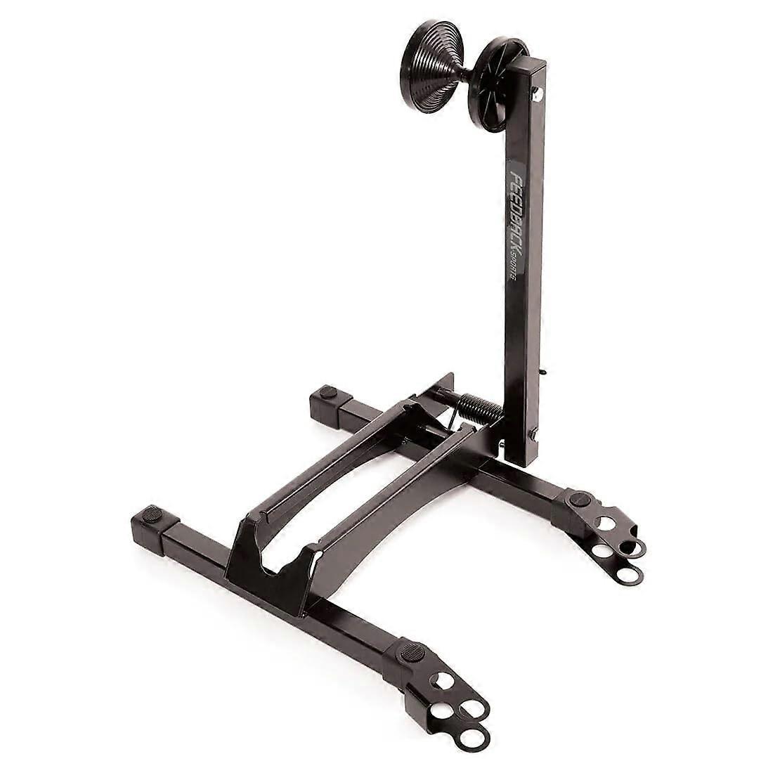 Freestanding Floor Bike Storage Rack for Indoor and Outdoor Use - Heavy Duty, Adjustable, Fits Mountain and Road Bikes