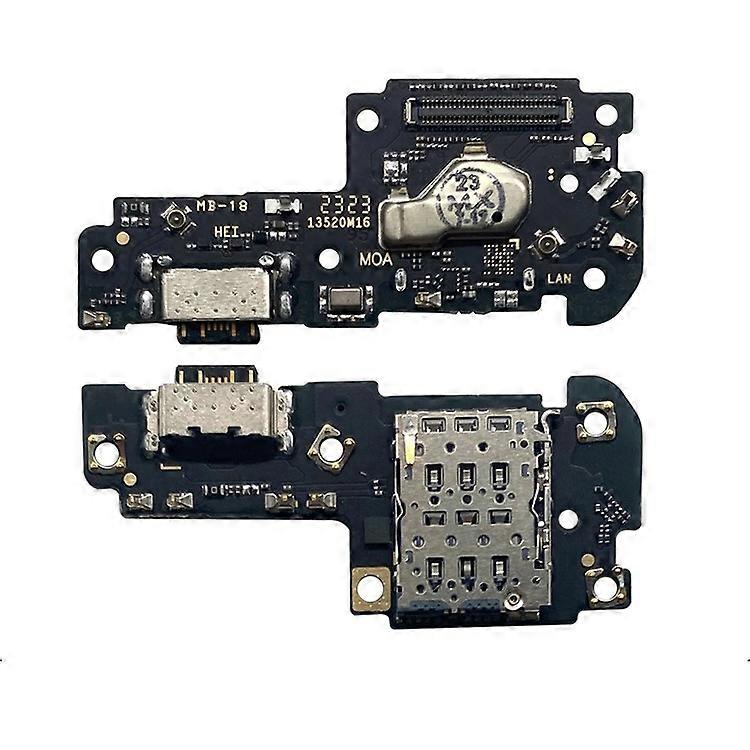 Xiaomi Redmi Note 12 Pro 5Gアセンブリ充電ポートフレックスケーブル(ICパーツ付き)に対応 (ロゴなし)