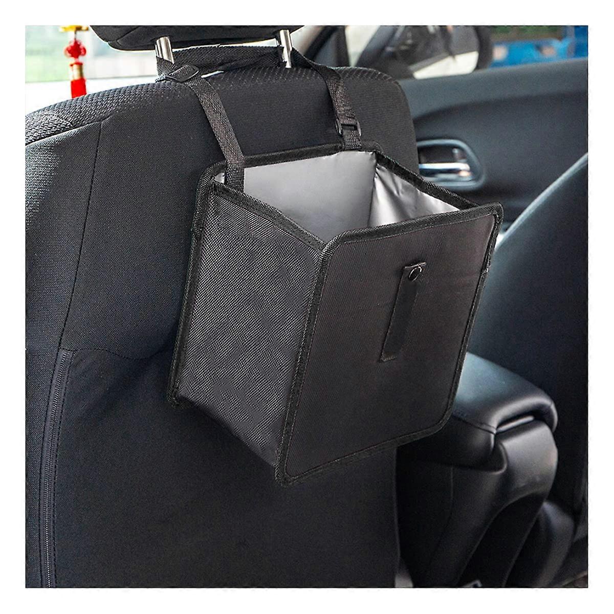 Foldable Car Trash, 1.85 Gallon Hanging Sealing Bad Trash