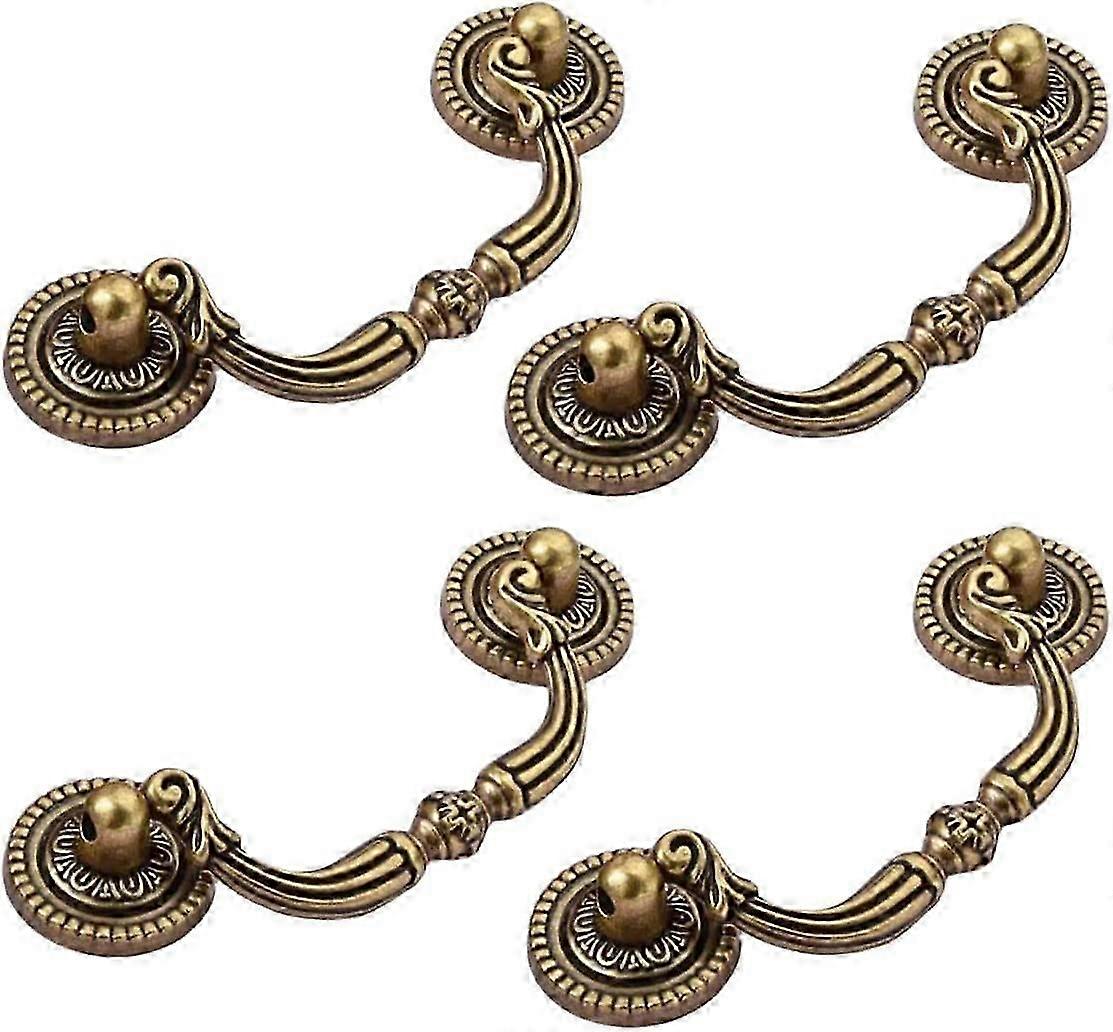 JiaWei 6PCS Retro Drawer Stick Tire Poignées de porte de meubles avec vis Poignée de tiroir pour armoire commode Dma