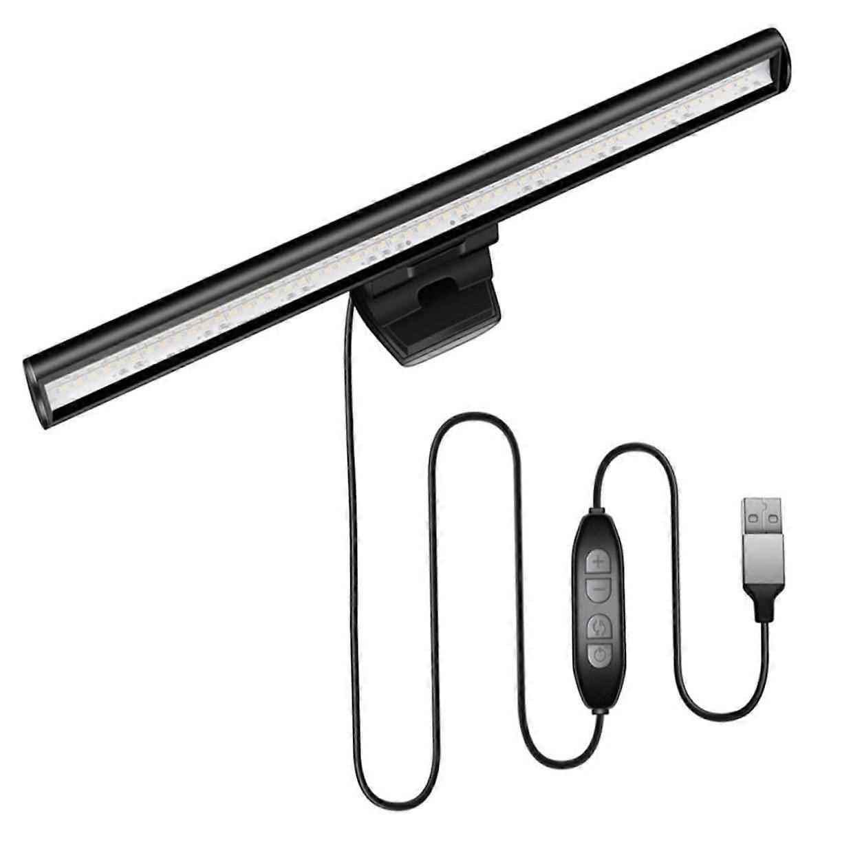 Hanging Computer Monitor Light 26CM Eye Protection Soft Lighting for Efficient Study and Work, USB Powered LED Screen Lamp
