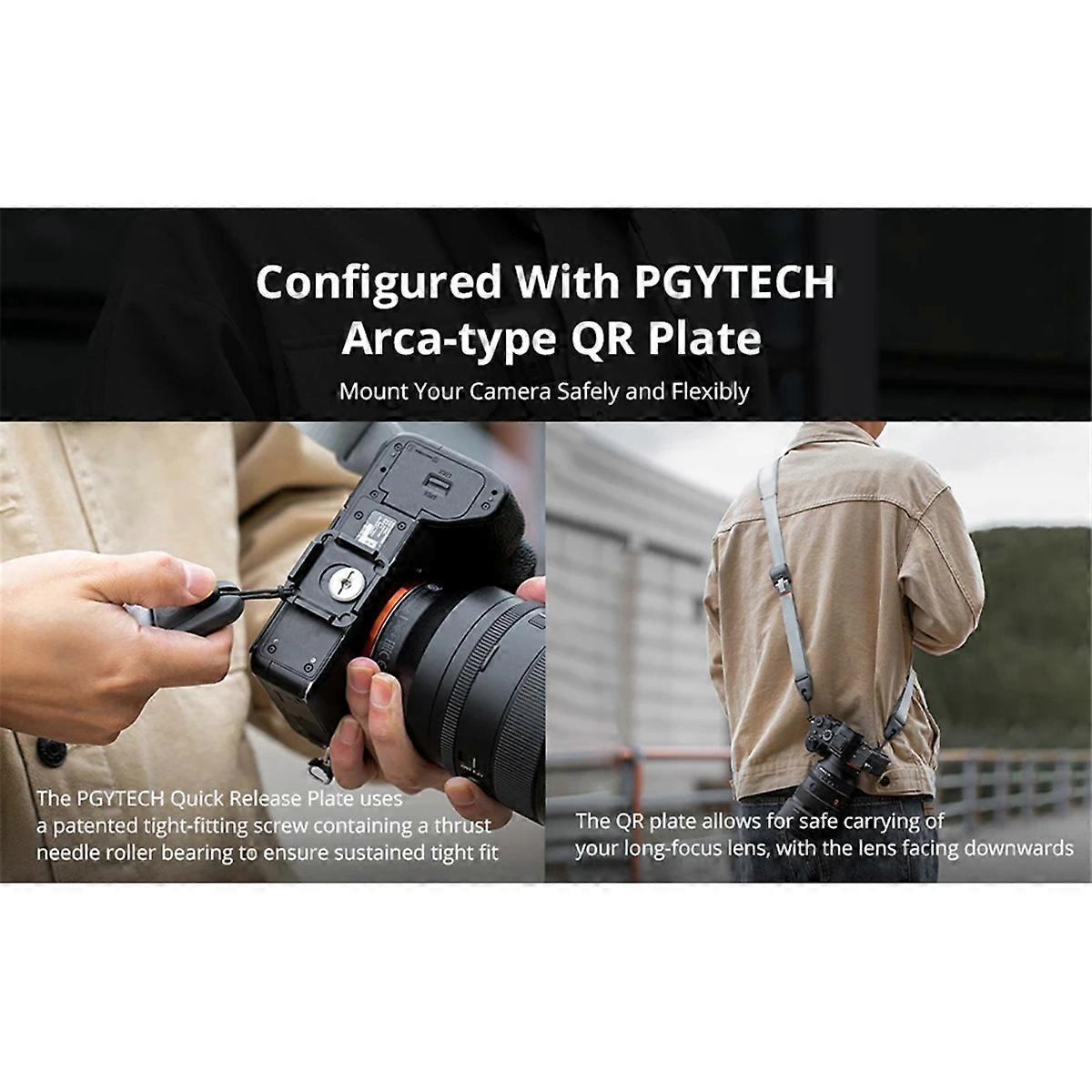 PGYTECH Camera Tracolla Tracolla con Fibbie Blu