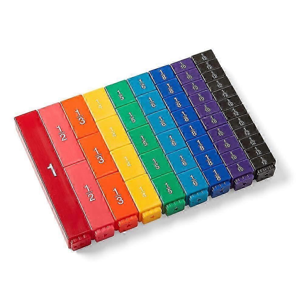 Rainbow Fraction Tiles: Color-Coded Math Manipulatives for Visual Learning