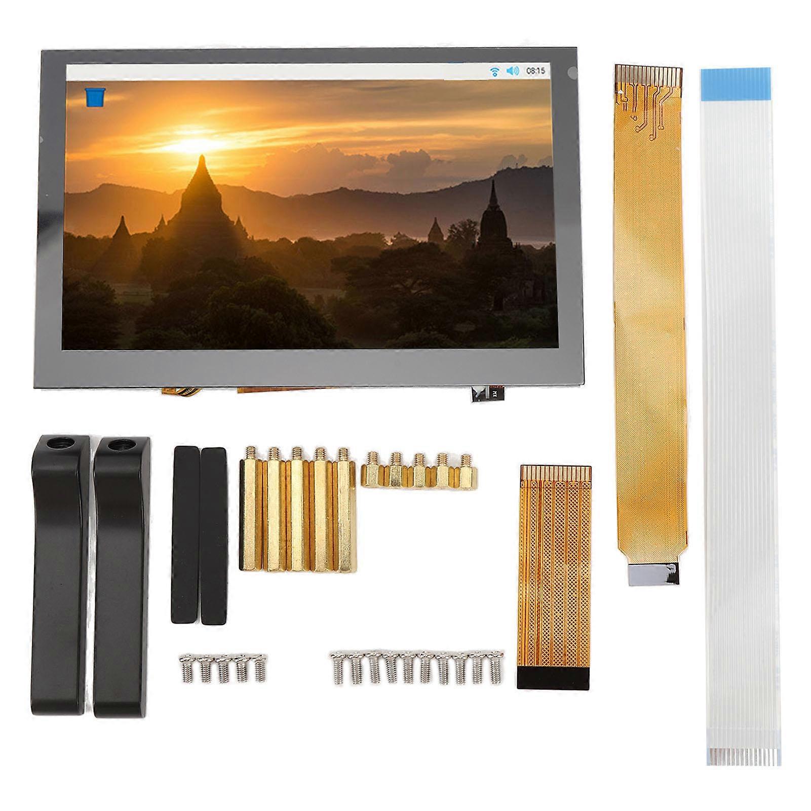 5inch Touch Screen IPS Display 1024 X 600 DSI IPS LCD Display for Pi5 4B CM4 3B+ 3A+ 3B CM3+ CM3