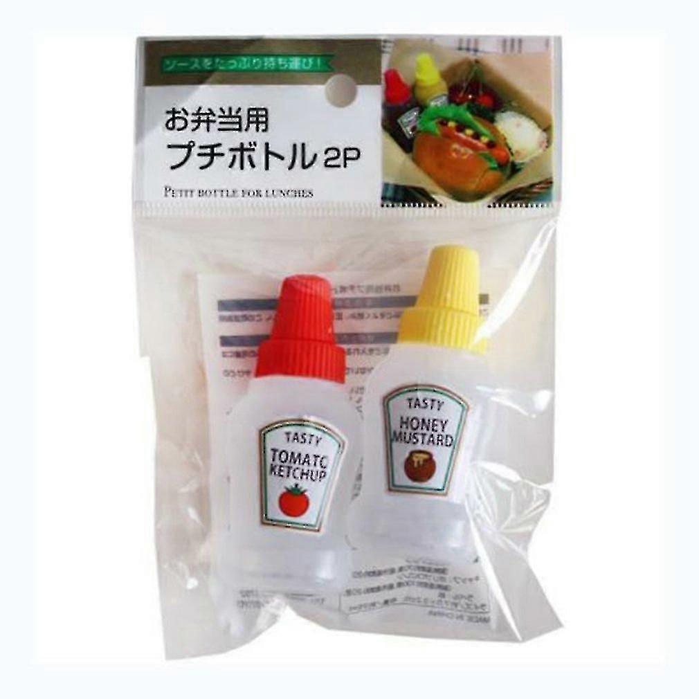 Mini Tomato Ketchup Bottle Portable Small Sauce Container Salad Dressing Container Pantry Containers For Bento Box