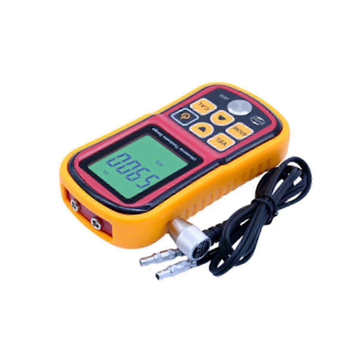 Digital LCD Ultra Thickness Gauge Tester GM100 0.1mm Resolution for 1.2-225mm Steel Thickness Measurement