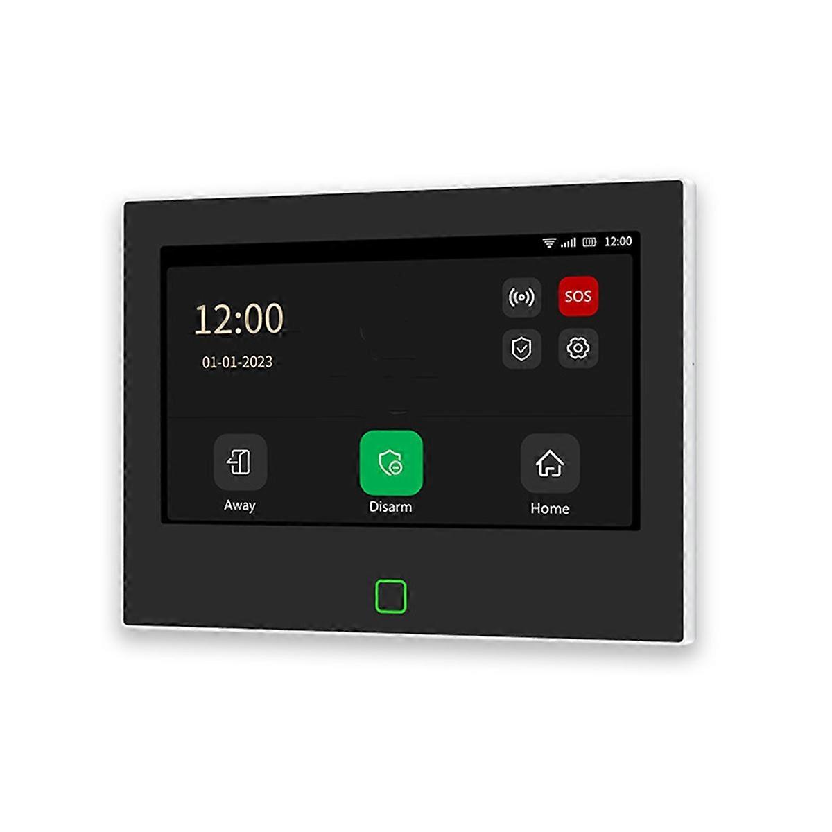 Tuya Smart Home Alarms System Wireless WiFi 4G 7 Inch Panel UK Plug