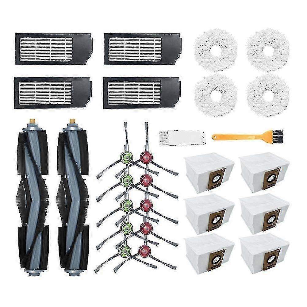 Deebot X1 Omni / Turbo用ダストバッグ、メインブラシキット、HEPAフィルター、モップ、クリーニングクロス、掃除機、AC