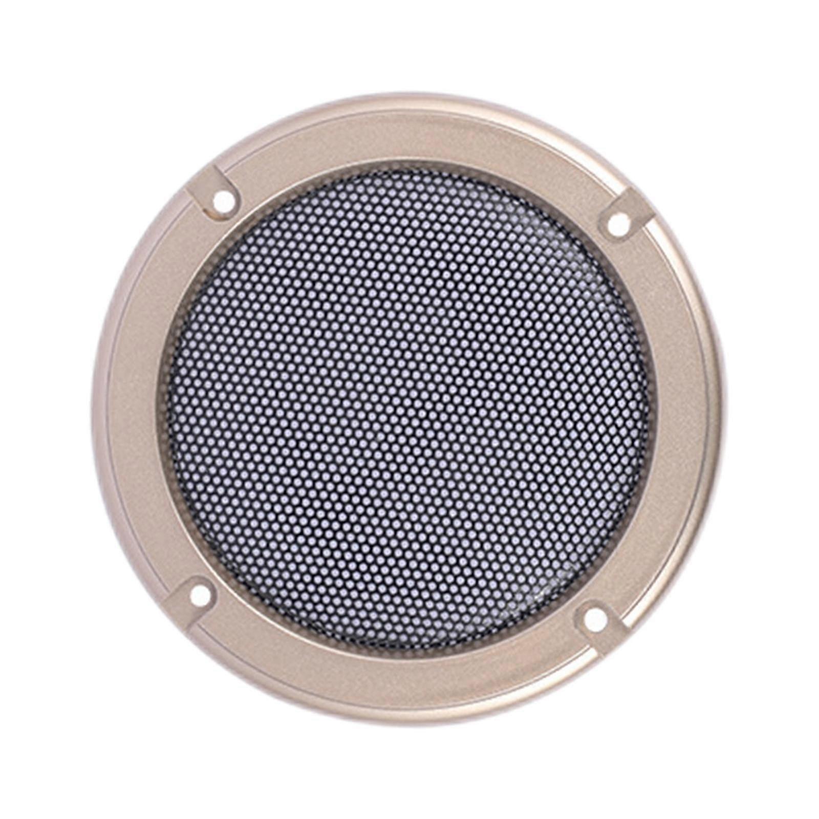 Compact Speaker Grill Mesh Decorative Circle Speaker Grille Metal Mesh 4 Inch