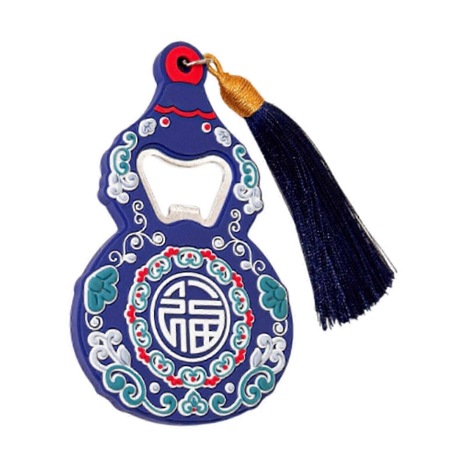 Multifunctional 2-in-1 Bottle & Can Opener with Refrigerator Sticker for Bar, Camping, Barbecue Use