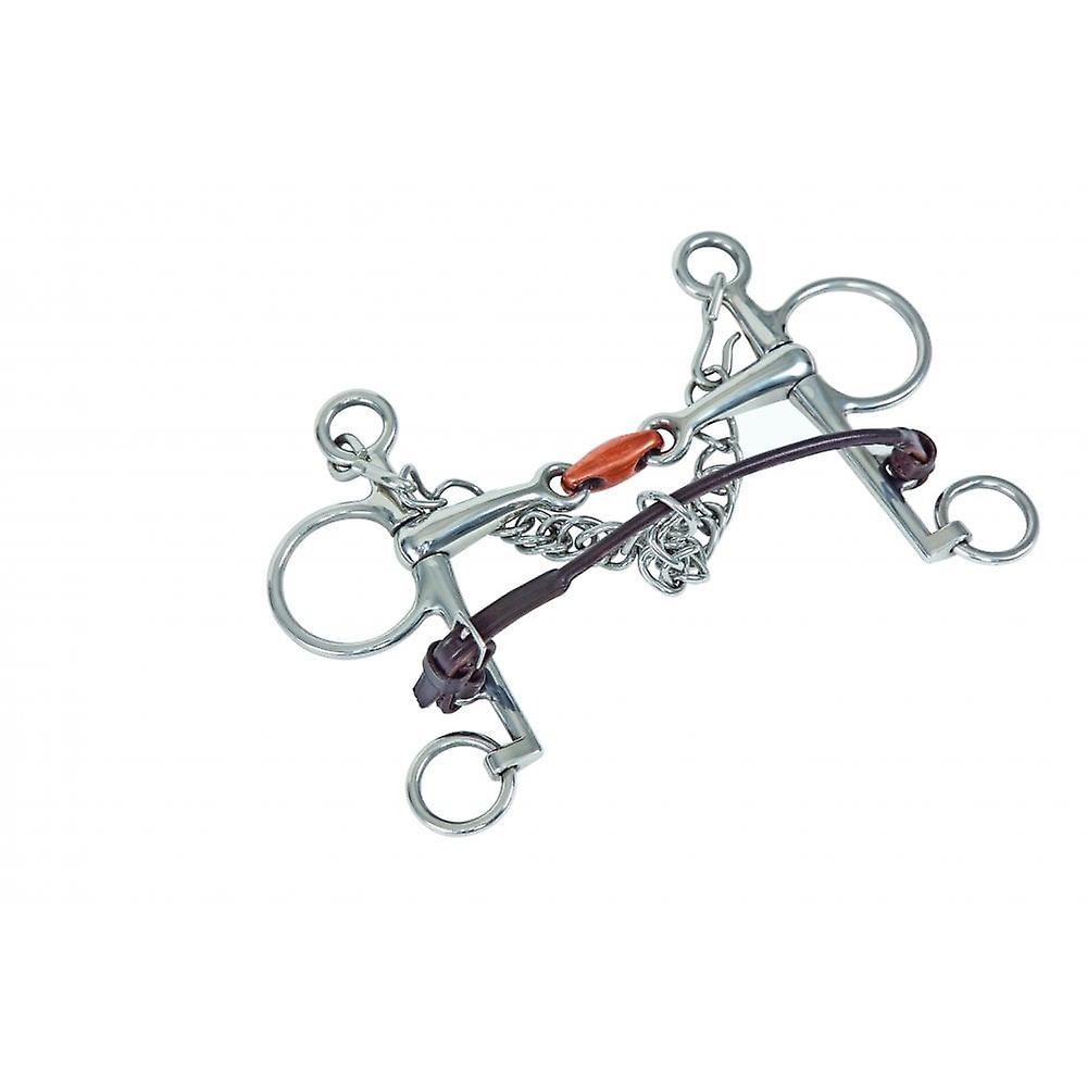 Shires Velociti Gara Rolled Leather Lip Strap