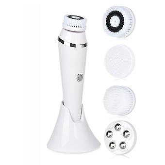 4 In 1 Electric Facial Cleansing Brush 3 Speed Modes Rotating Rechargeable