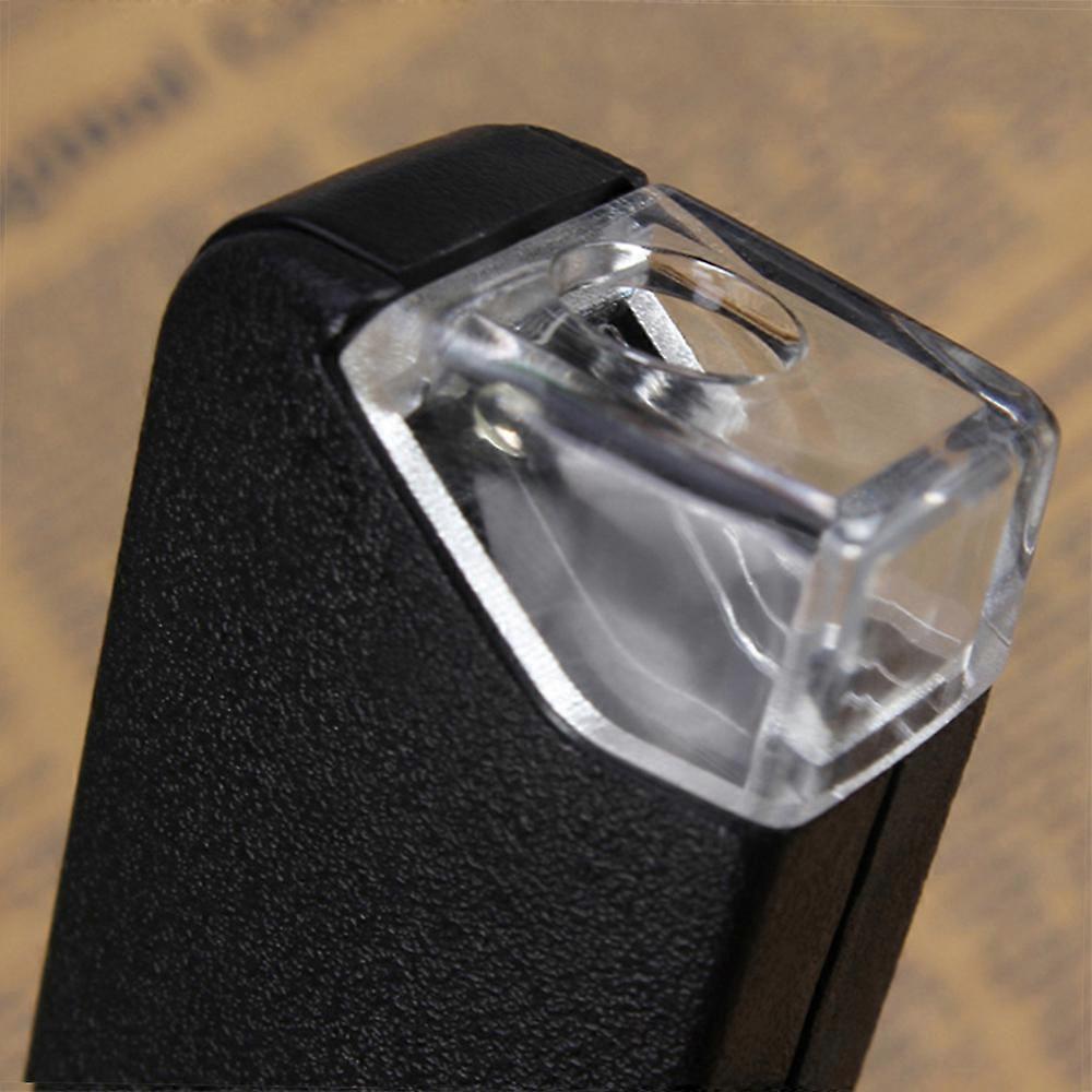 Mobile Phone Portable 60x-100x LED Lighted Pocket Microscope Optical Glass Lens Mini Portable
