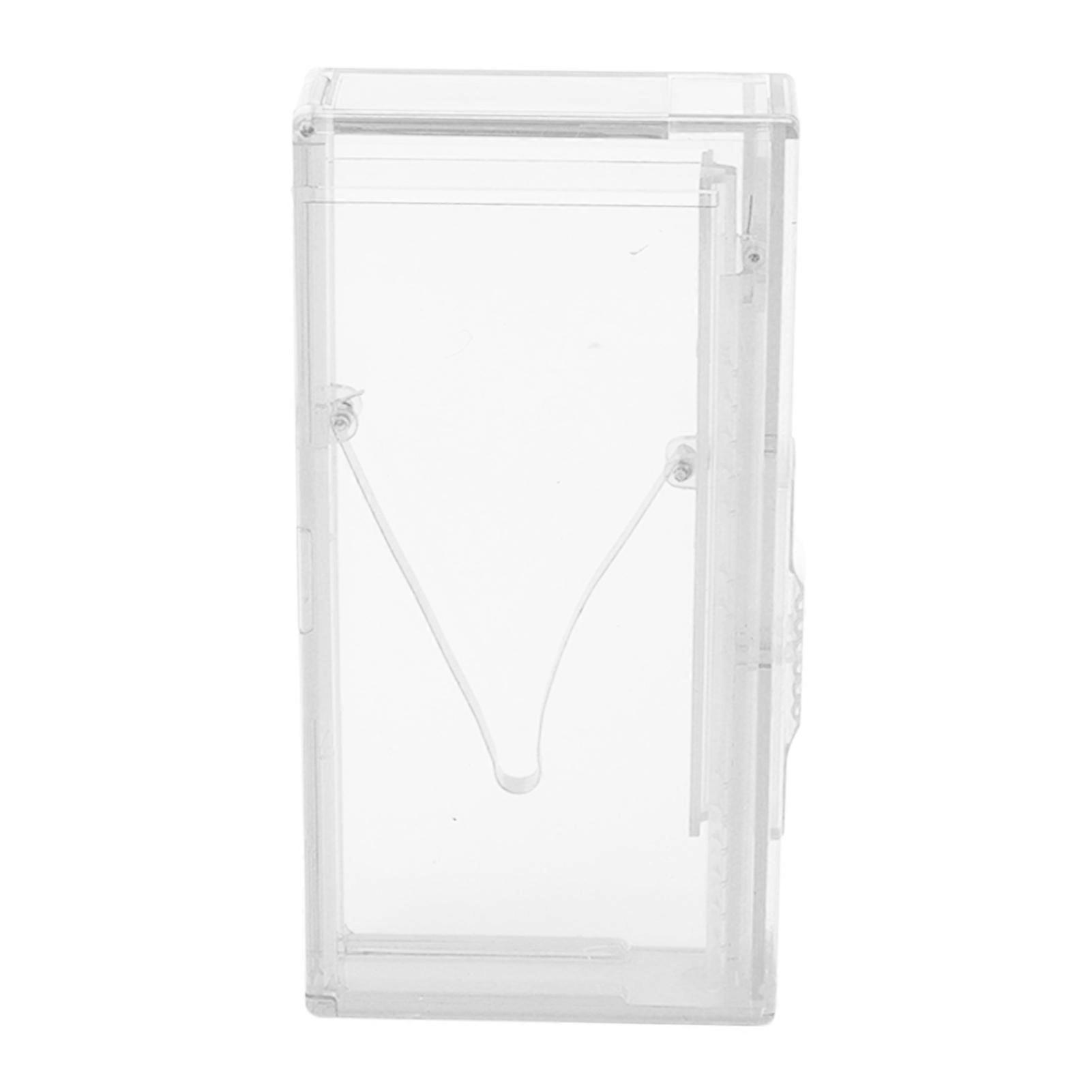 Automatic Transparent Holder Anti Pressure Fully Sealed Portable Cigarette Case for Full Pack 20 Cigarettes