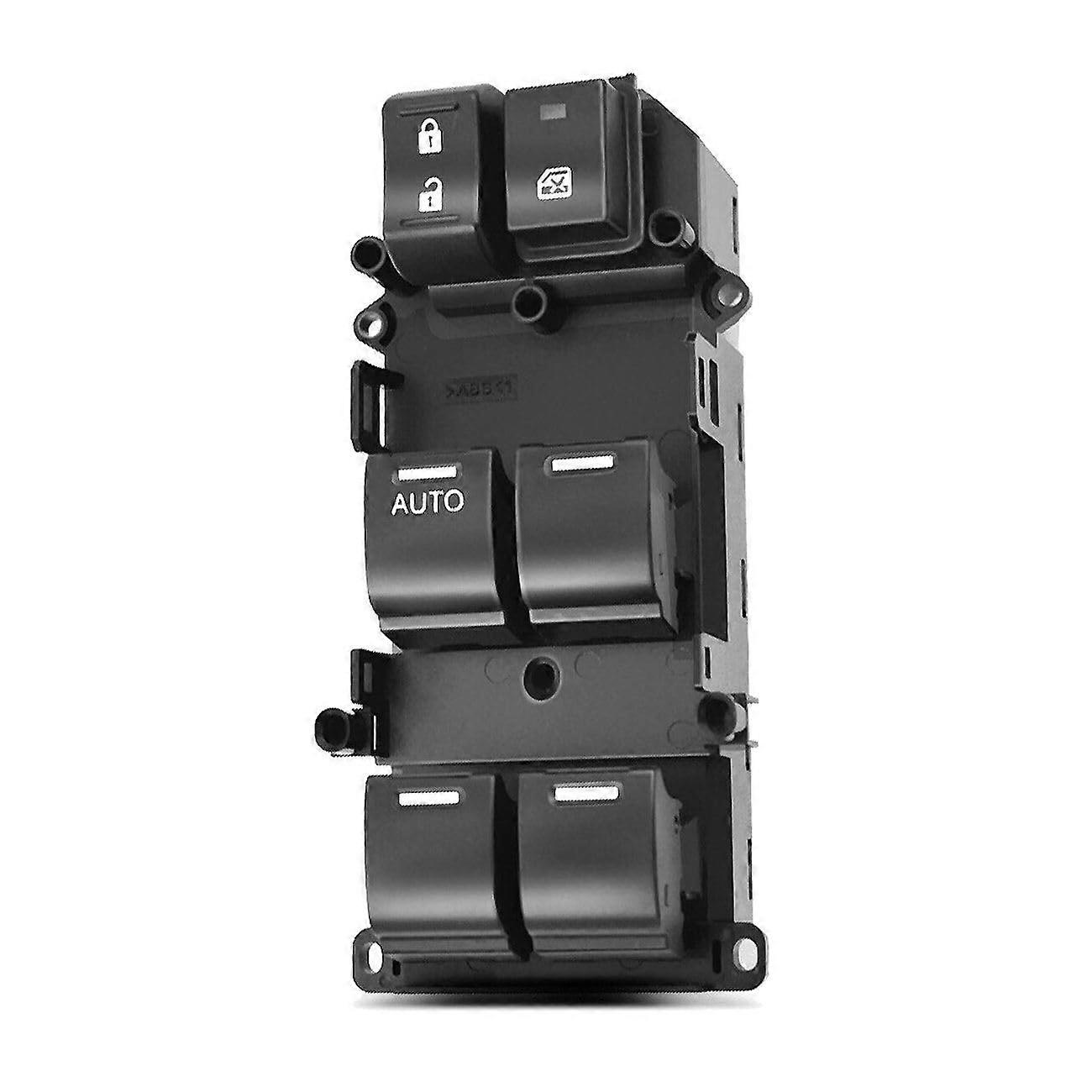 Power Window Switch Front Driver Left for Honda for Accord 2.4L/3.5L 20082012 6 Buttons Black 37 Blade,37 Days Delivery