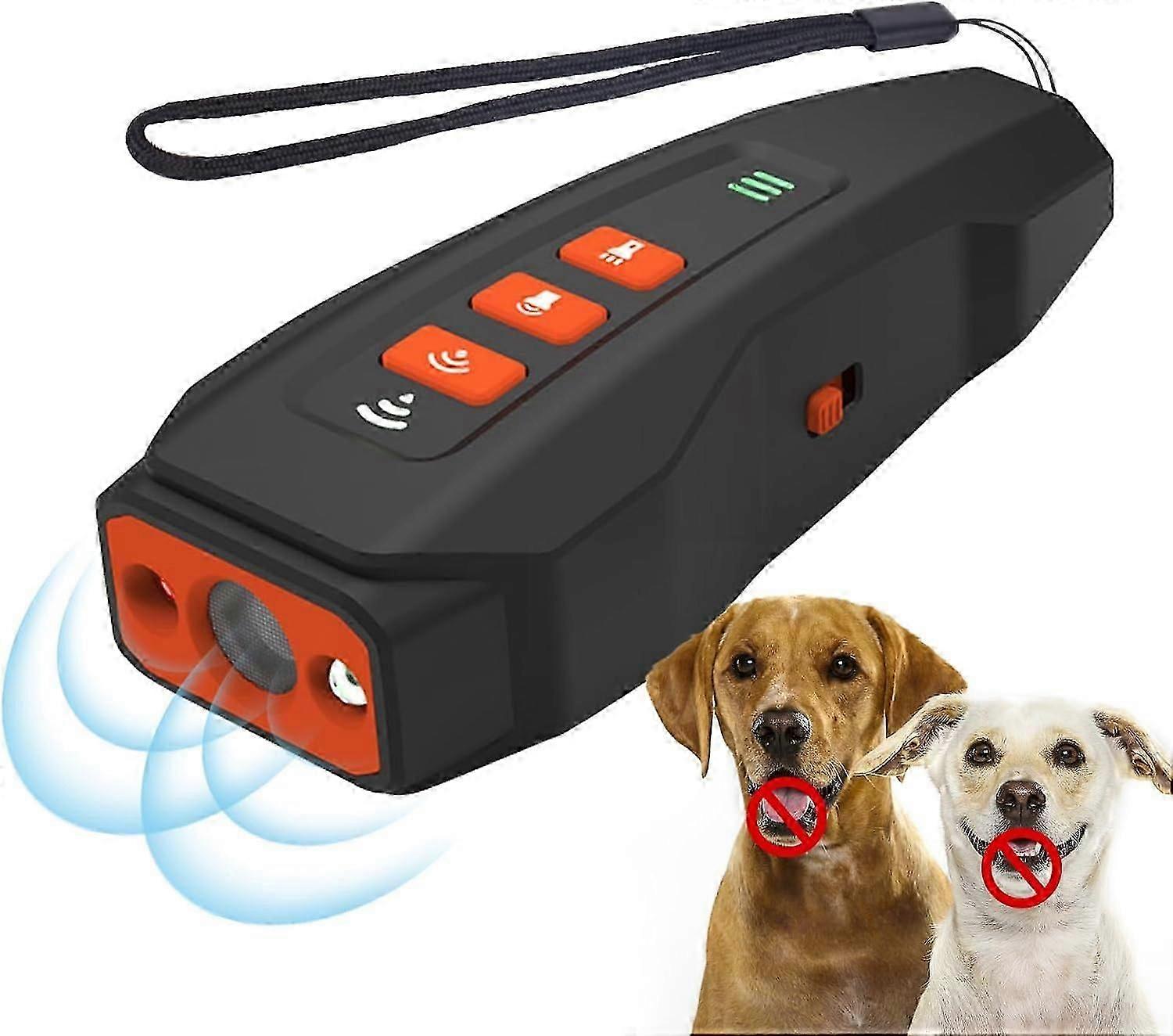 Dog Bark Deterrent Devices, LED Dog Barking Control Devices, Ultrasonic Anti Barking Devices Dog Behavioral Training Aid Safe for Human