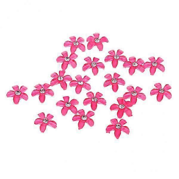 3x 20 Buttons with Rhinestones Buttons with Crystal Floral Decoration with Flat