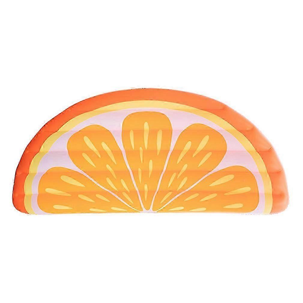 Orange Inflatable Pool Float Lounge Raft for Relaxing in European Pools