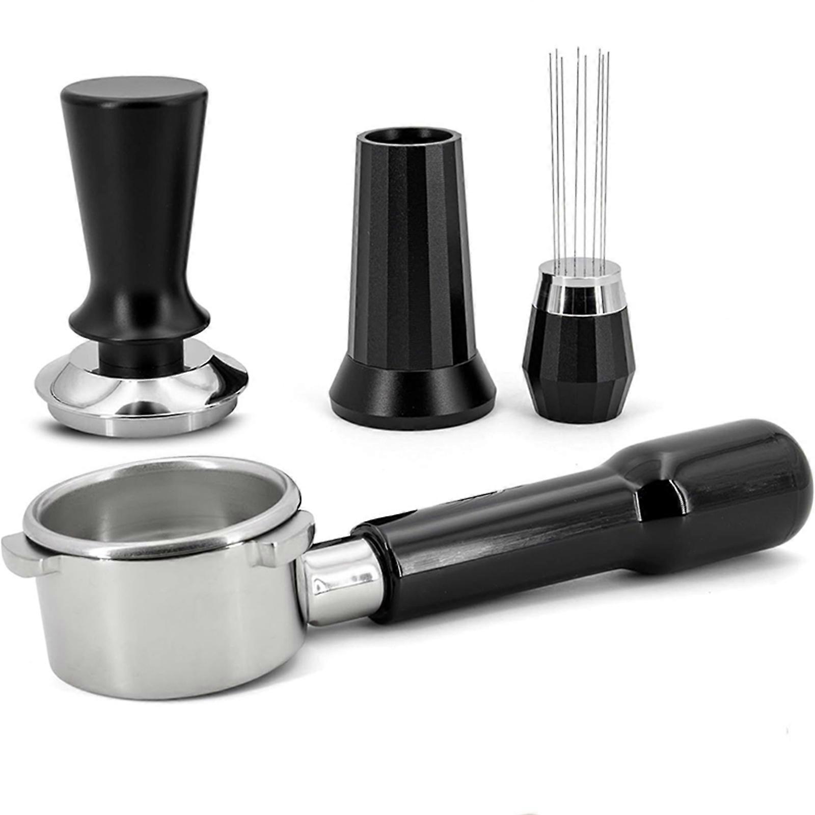 Torchon de café professionnel Aiguille de poudre de café Distributeur d’aiguilles de porte-filtre de café adapté au café espresso
