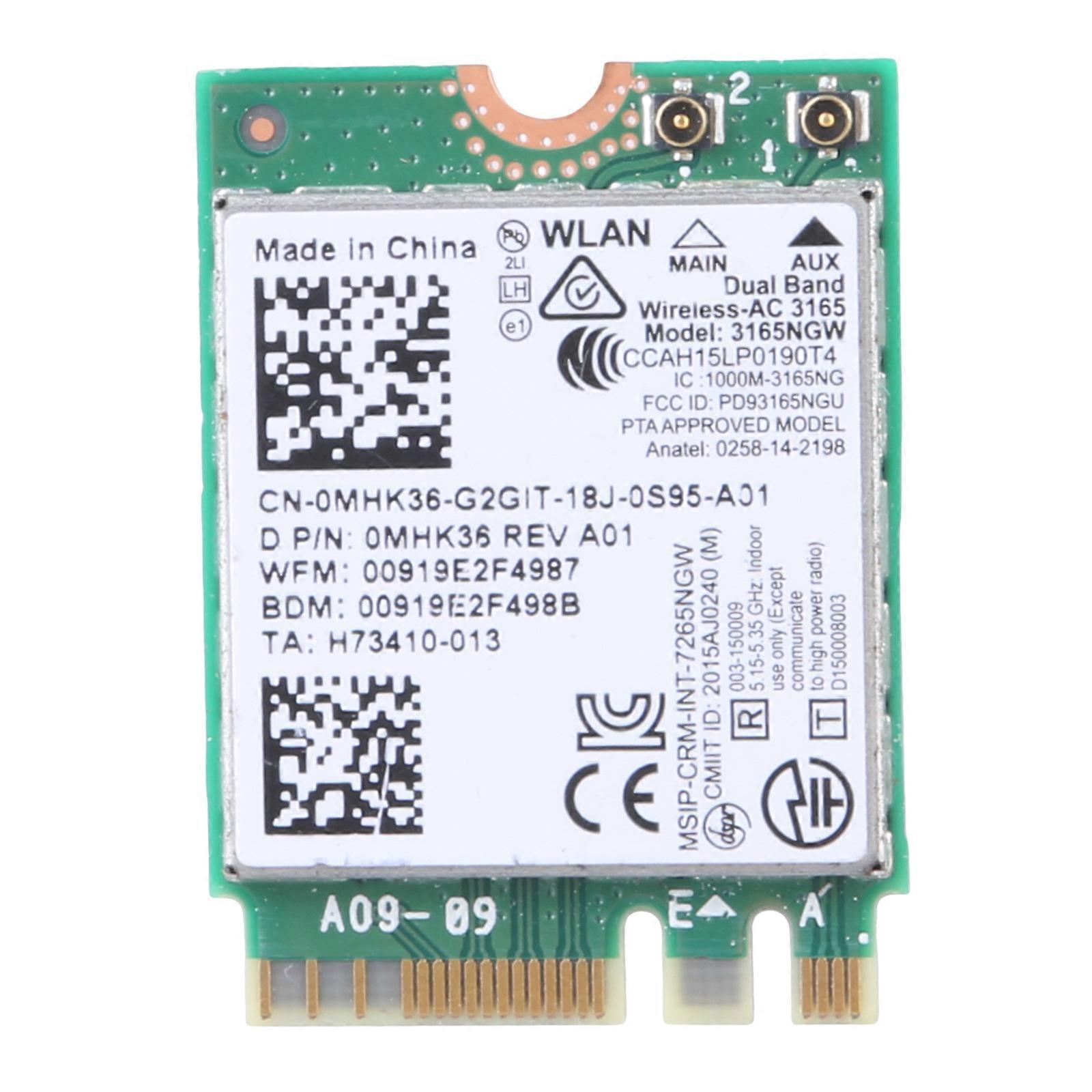Upgrade Your Laptop with Our M.2 3165 WiFi Card for Fast Internet Access for 5457 3467 7467 7460 3468 5579 5578