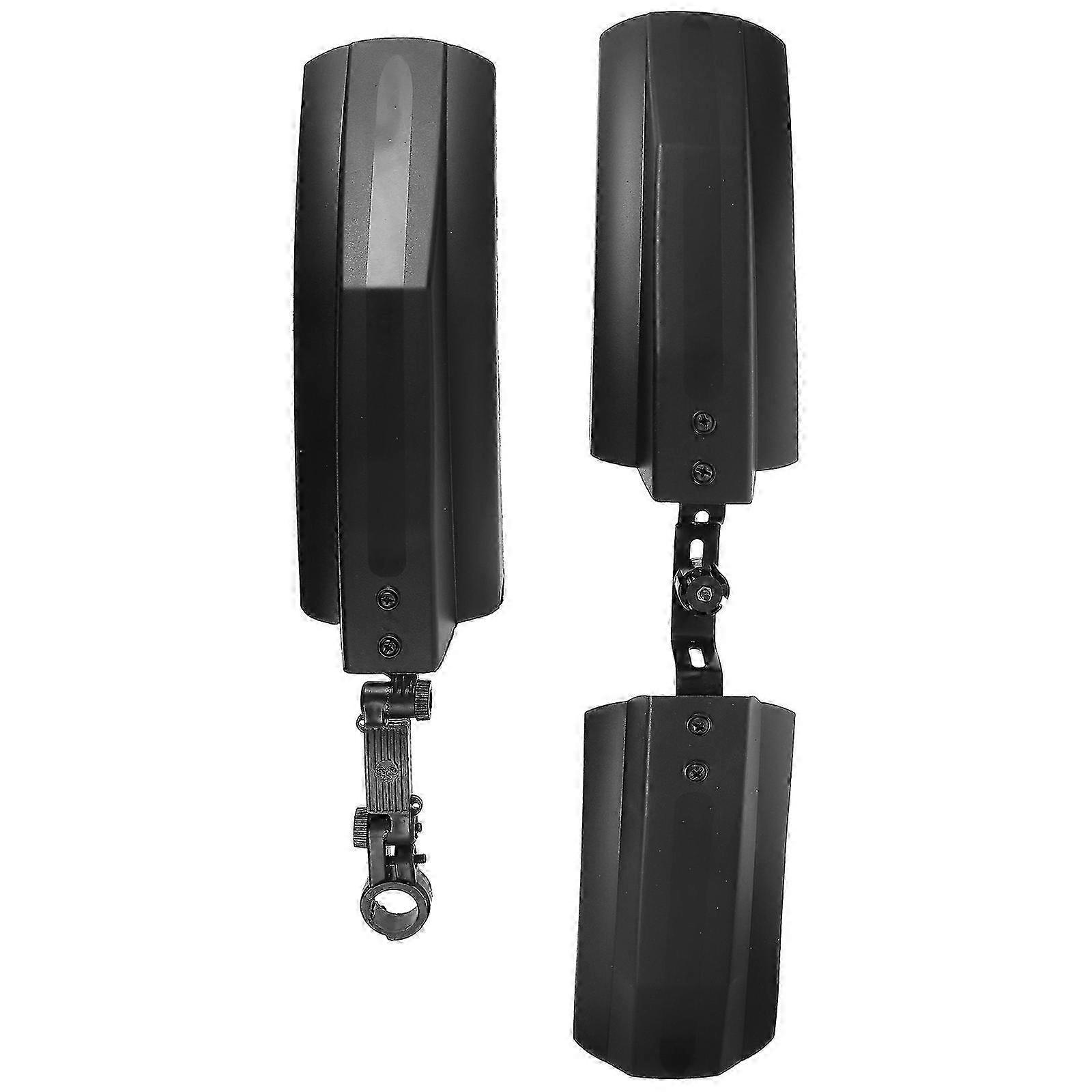 Sturdy Black Mountain Bike Mudguards 34.5x11x6cm Set
