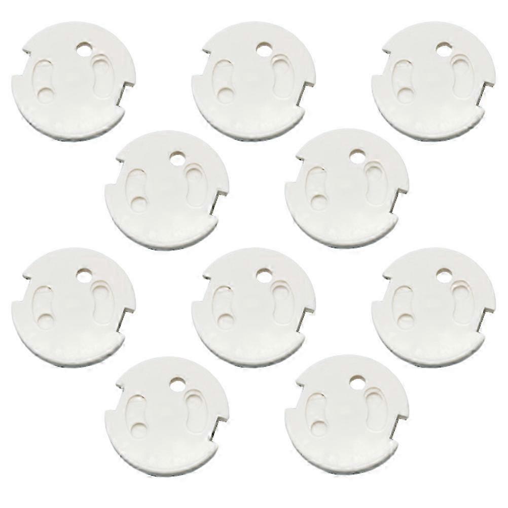 10pcs Child Proof Outlet Covers ABS Safety Socket Protector for French Sockets