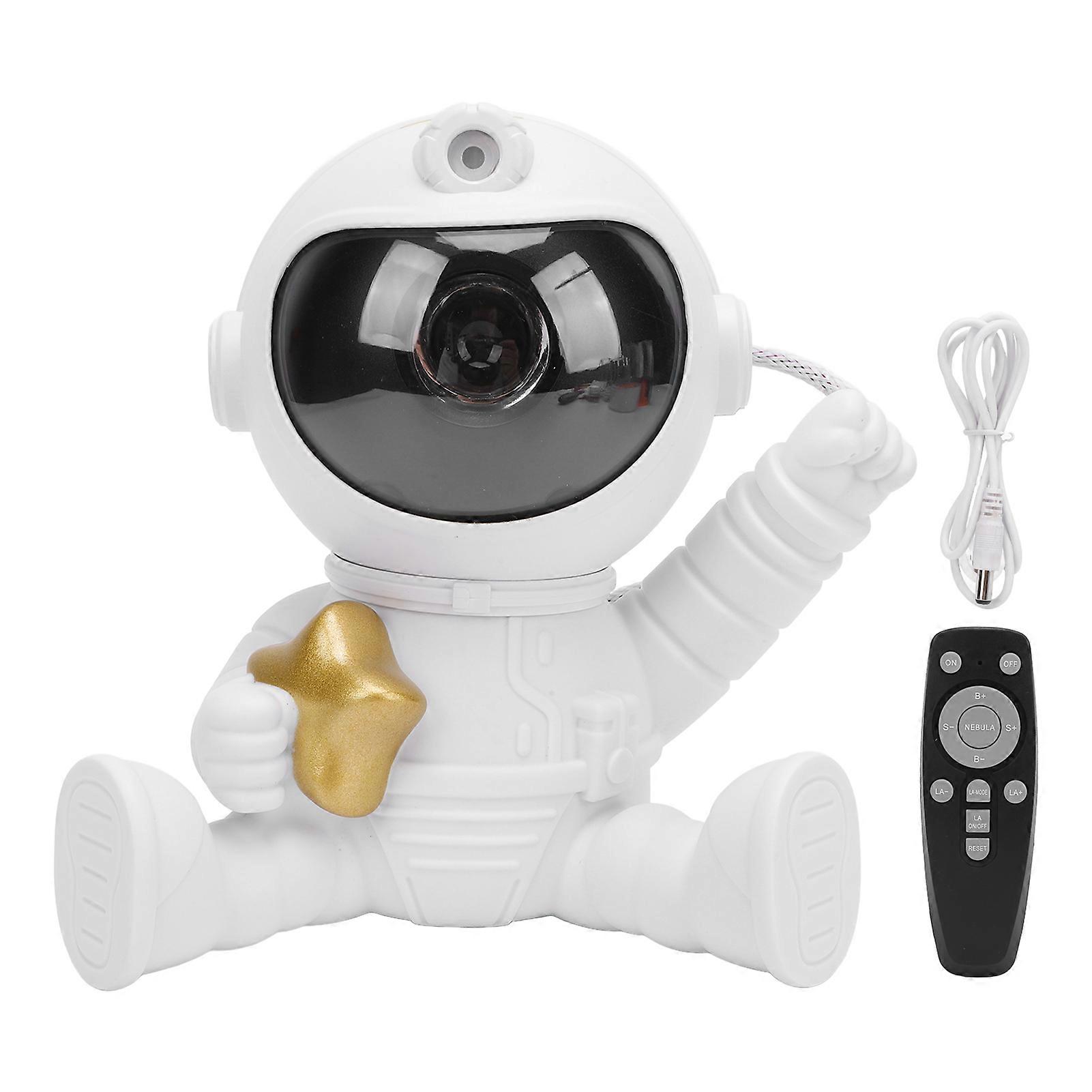 Astronaut Light Projector with Nebula 8 Modes 360 Degree Adjustment Remote Control Astronaut Star Projector Night Light for Room Decor