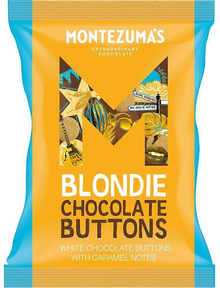 Montezumas 巧克力金发巧克力纽扣 120g