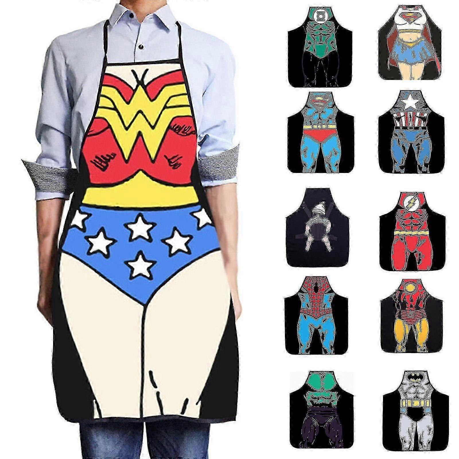 Adults Novelty Print Cooking Chef Apron Party Dinner Bbq Kitchen Bib Dresses