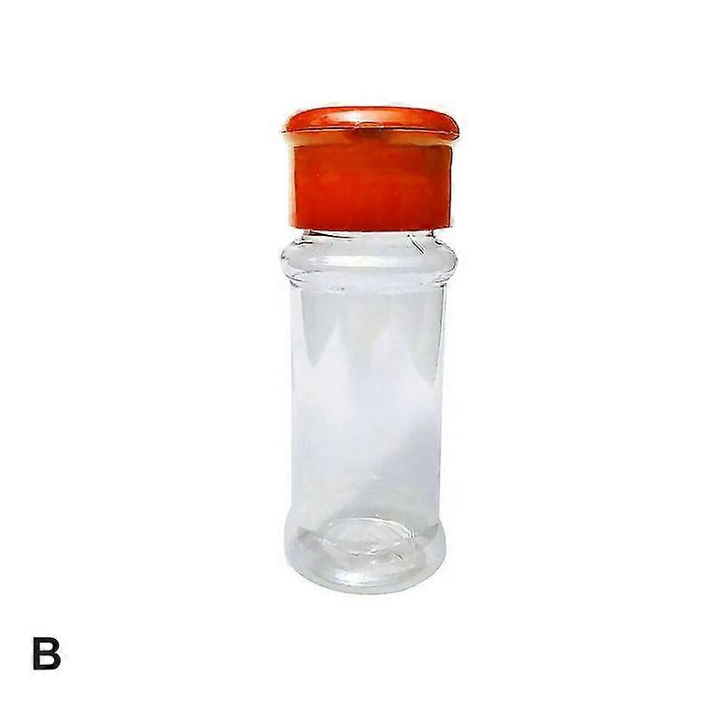 Durable 100ML Plastic Spice Shaker with Perforated Lid for Kitchen Seasoning Storage