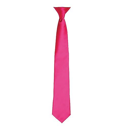 Premier Colours Mens Satin Clip Tie (Pack of 2)