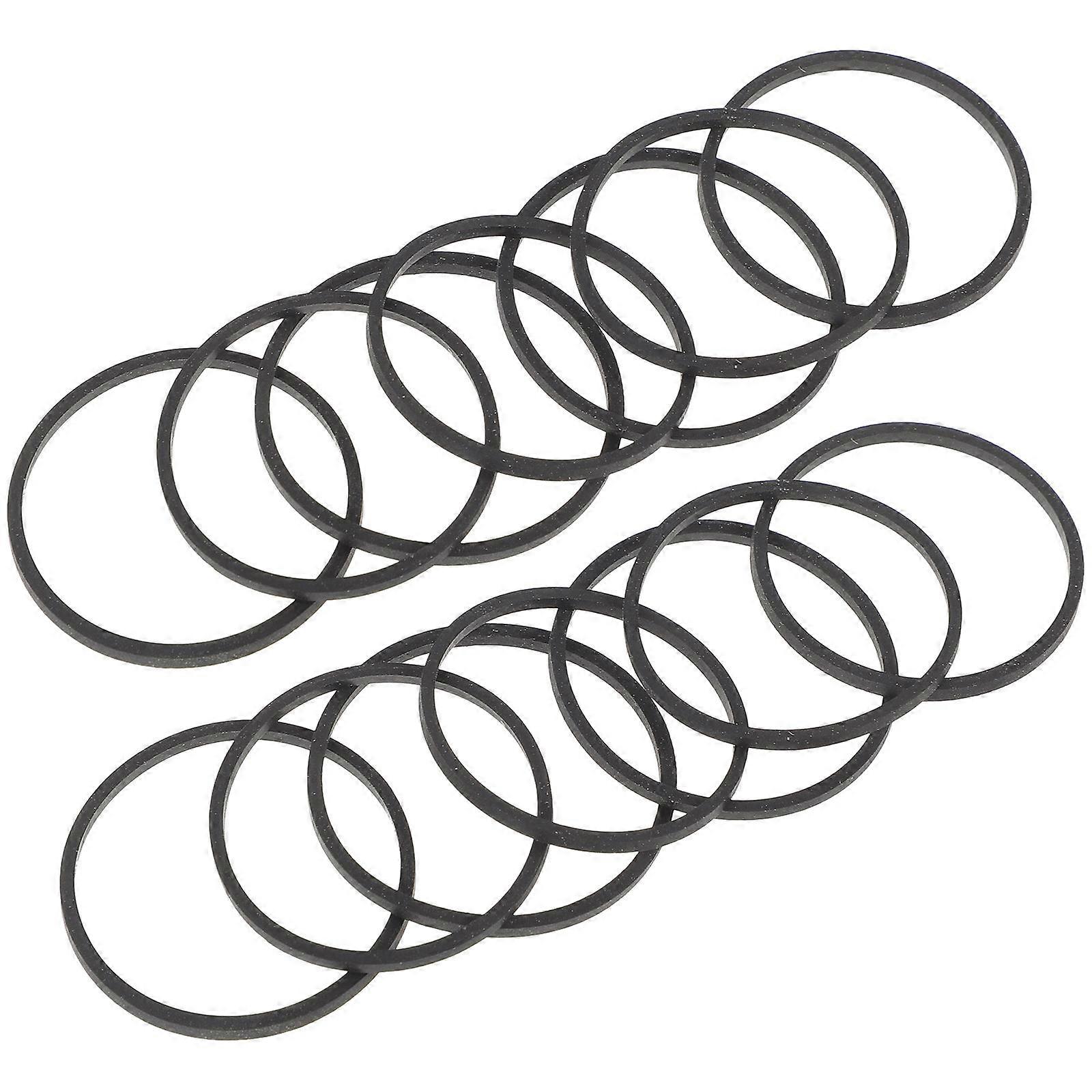 50pcs Durable Recorder Belts for Cassette and Tape Repair – Flexible, Stable Performance for Stereo Cassette Player Maintenance