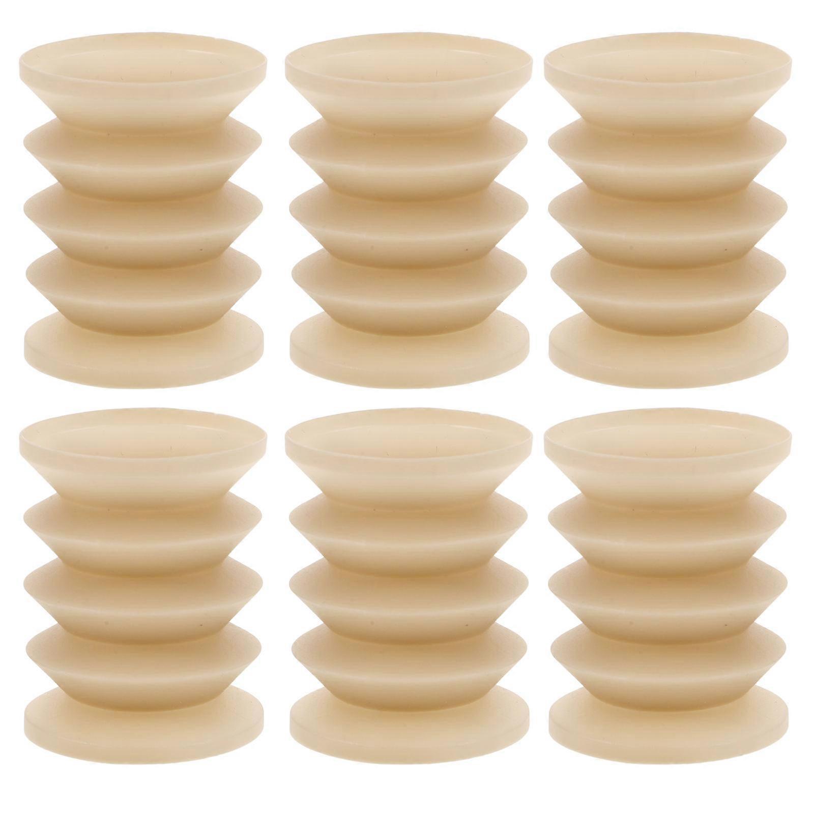 Party Toy Sound Toy Bone Cracking Prop Beige 4.30X3.40X3.40cm Realistic Cracking Sound 6Pcs