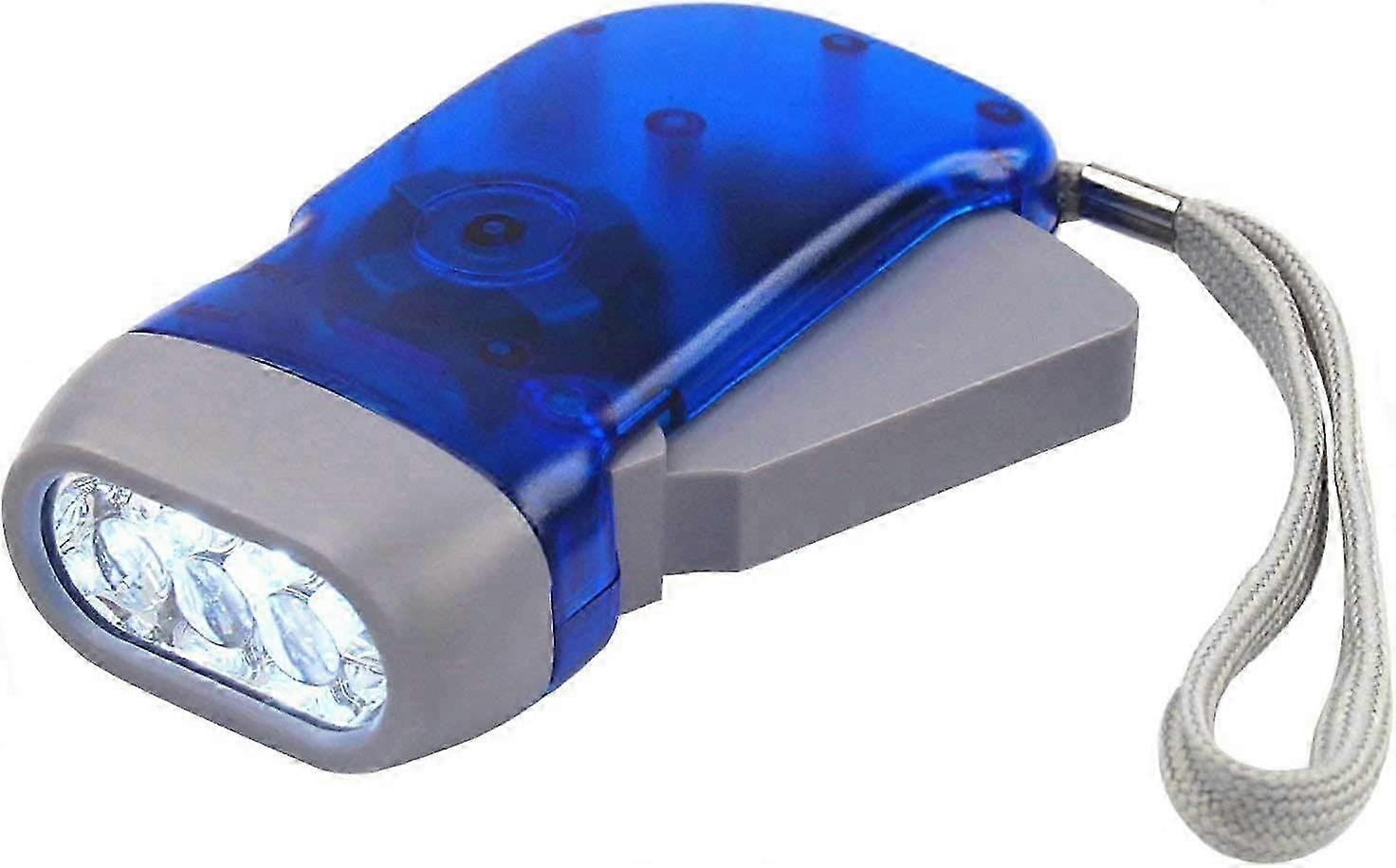 Hand Press Torch - Garden Tools - 3 LED Dynamo Flashlight for Camping, Hiking, Autumn and Survival - No Batteries Needed, Eco-Friendly and R
