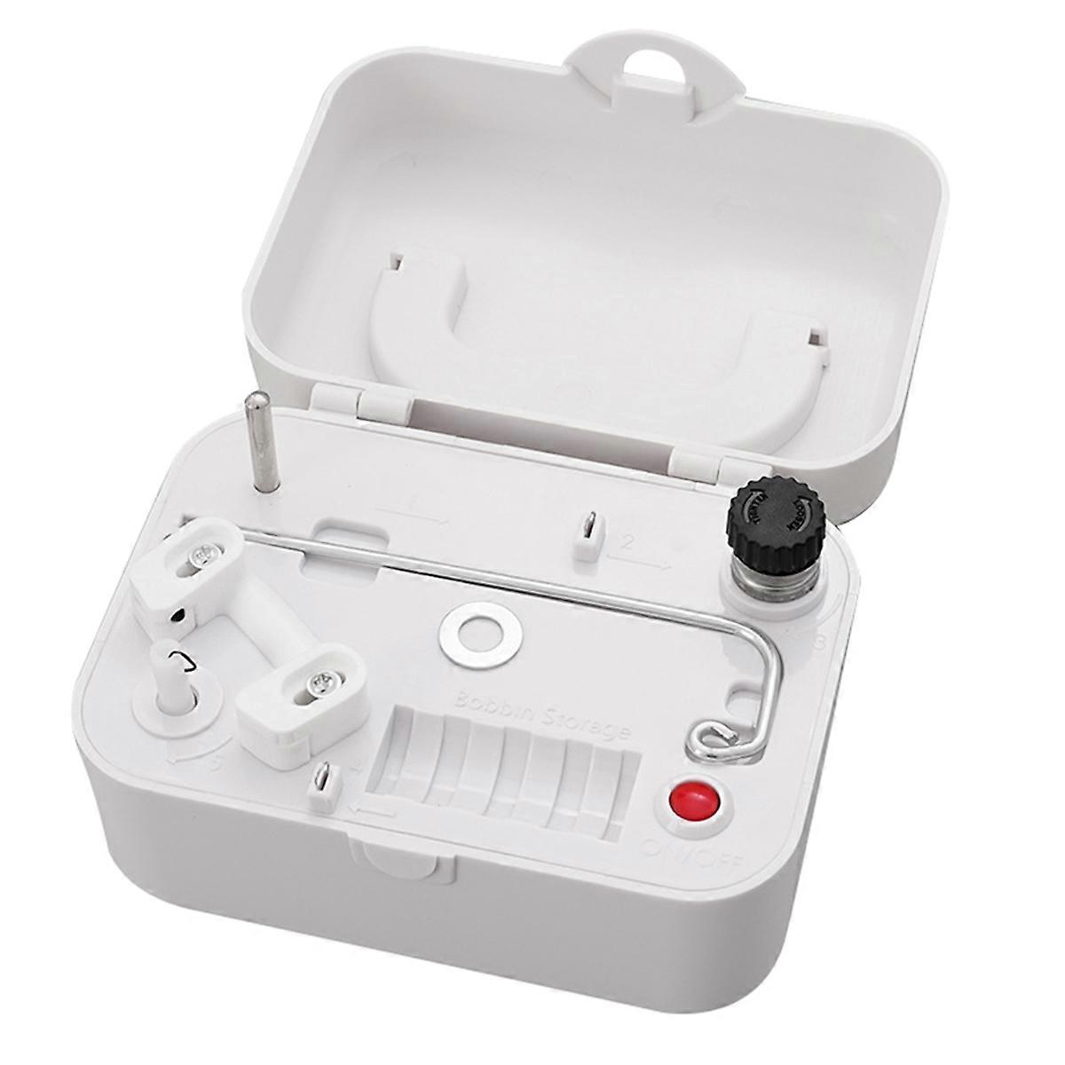 Electric Bobbin Winder with Handle Automatic Bobbin Winder Machine USB/Battery Powered Organizer Se