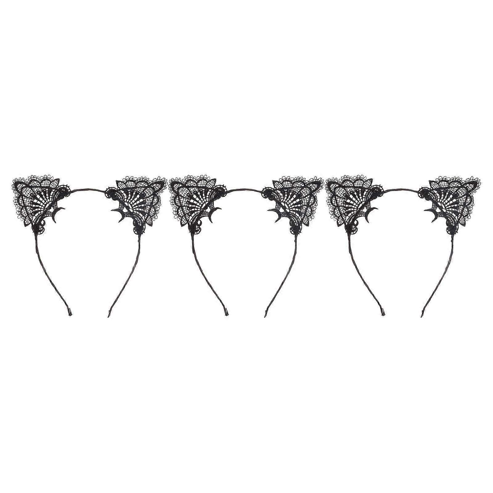 Adorable Lace Headband with Playful Touch, Great for Formal and Casual Events